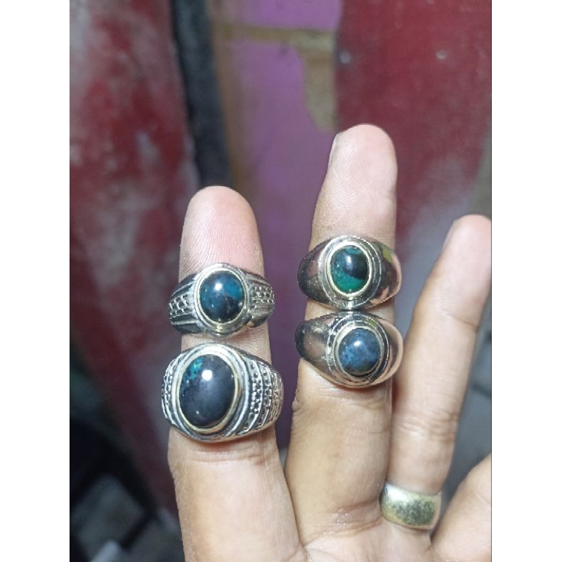 Cincin batu akik bacan, batu bacan Doko, bacan Doko majiko bacan Doko mini, bacan Doko minion