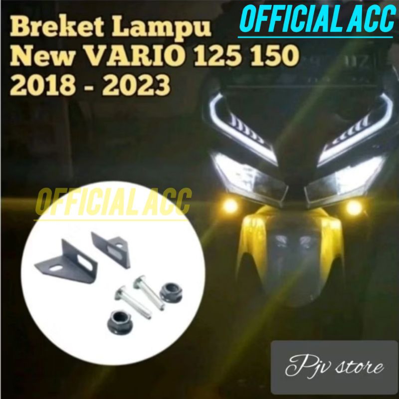 Breket Dudukan Lampu Tembak New VARIO 125 150 NEW VARIO 150 VARIO 125 150 LED