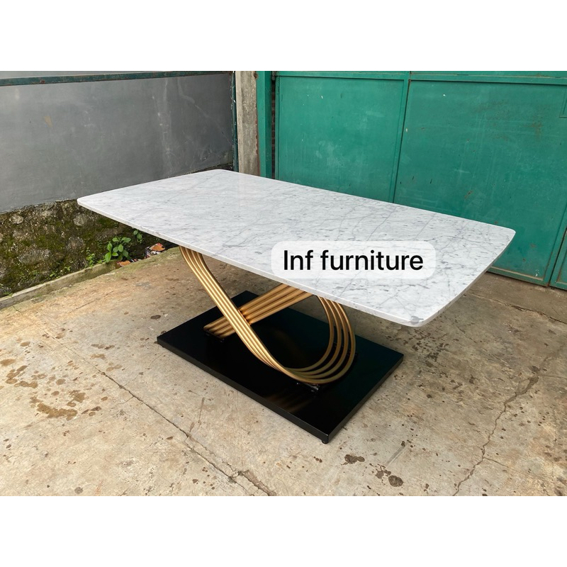 meja makan marmer asli meja makan mewah marmer