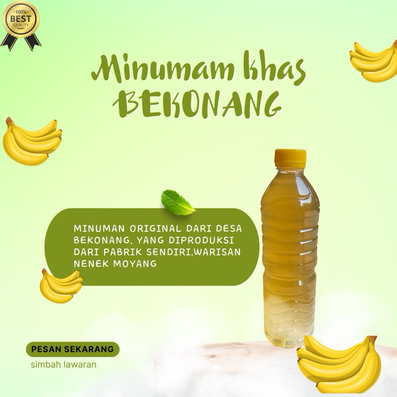 

minuman perisa buah pisang khultuk