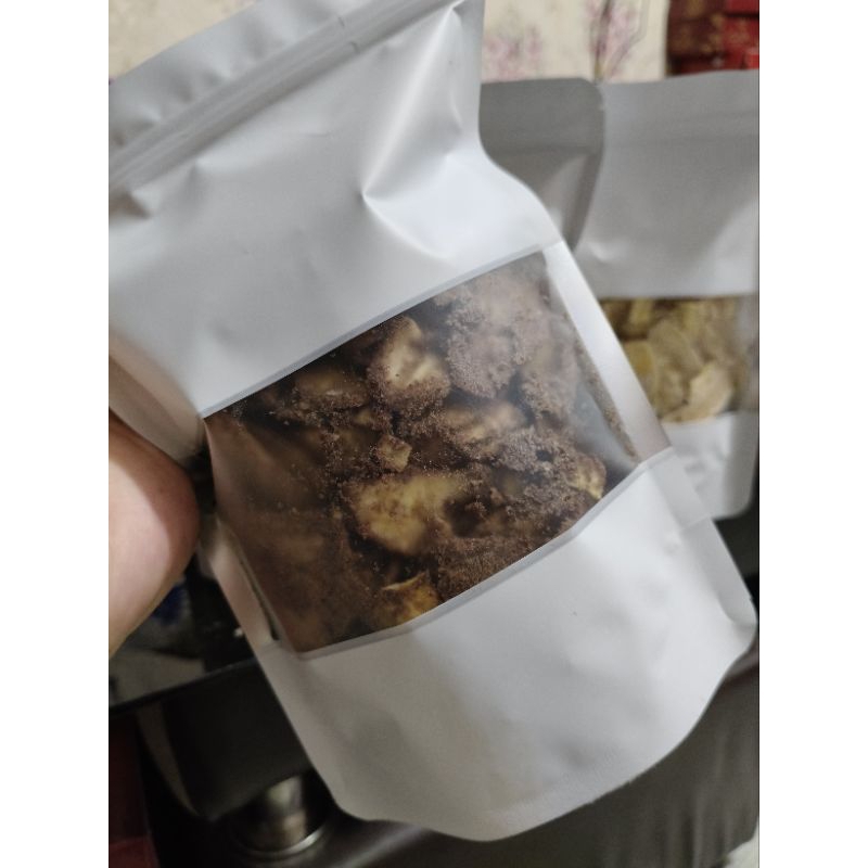 

4BUNGKUS KERIPIK PISANG COKLAT BUBUK ENAK