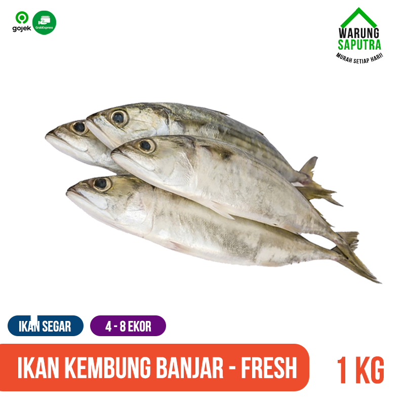 

Ikan Kembung Banjar Mati Segar Utuh 1Kg