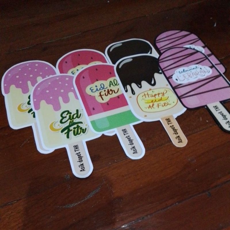 

Angpau bentuk es krim stik | 1 pack isi 8