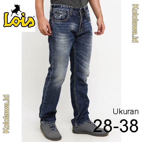 Lois Original Celana Jeasn Pria Jumbo Reguler Fit Celana Jeans Panjang Pria Terlaris