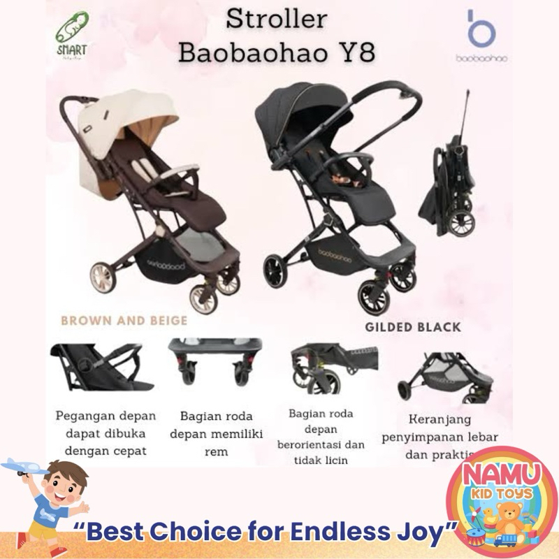 STROLLER BAOBAOHAO Y8 STROLLER ANAK CABIN SIZE