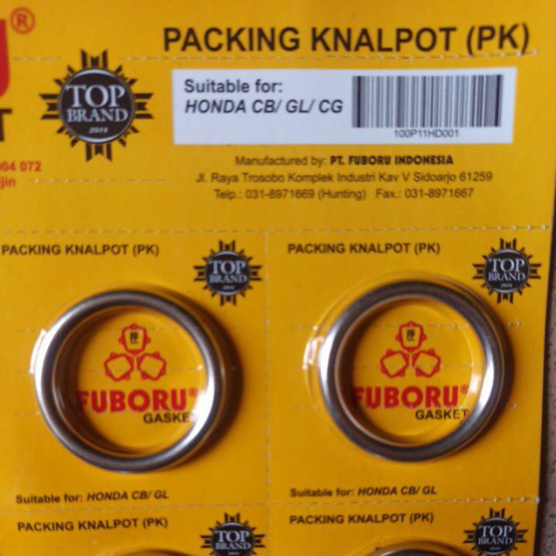 Fuboru (PK) Packing knalpot Honda CB/GL/CG