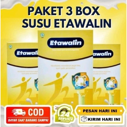 

TERMURAH 3 BOX Etawalin - Susu Kambing Etawalin Asli Original Atasi Nyeri Sendi dan Tulang