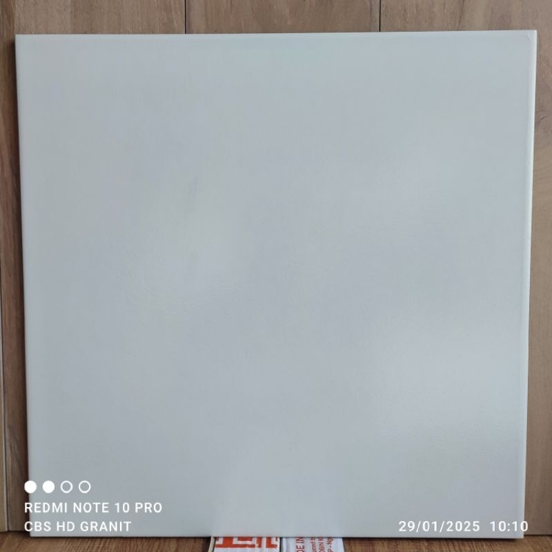 Keramik Lantai 40x40 putih polos Murano/asia tile