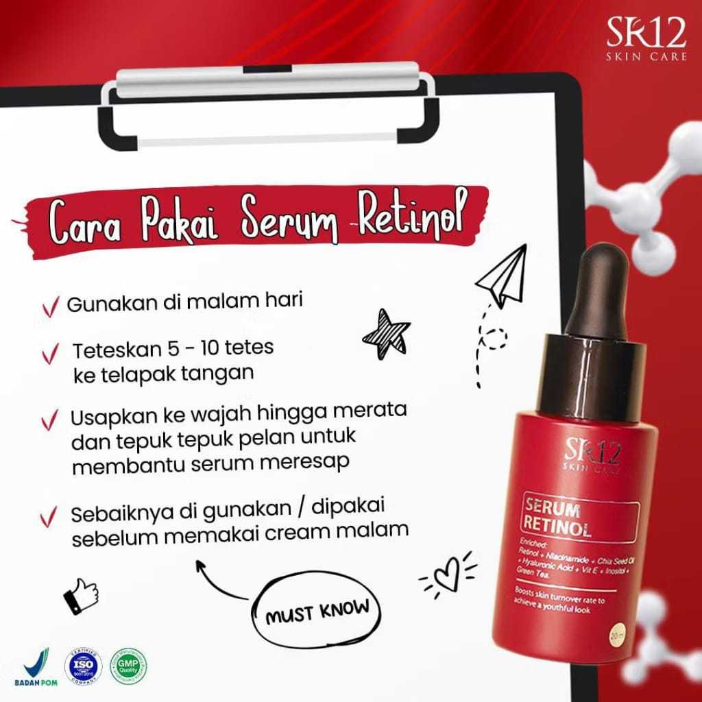 SR12 SERUM RETINOL | SERUM WAJAH | RETINOL