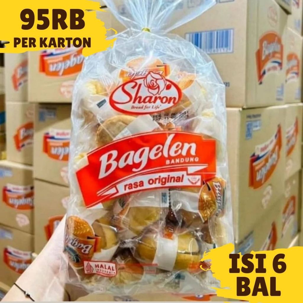 

BAGELEN SHARON ANEKA RASA PER KARTON ISI 6 BAL, PER BAL ISI 30 PCS