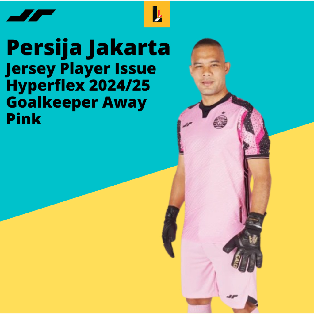 Jersey Original Persija Match Player Issue 2024 Hyperflex Goalkeeper Away - Pink
