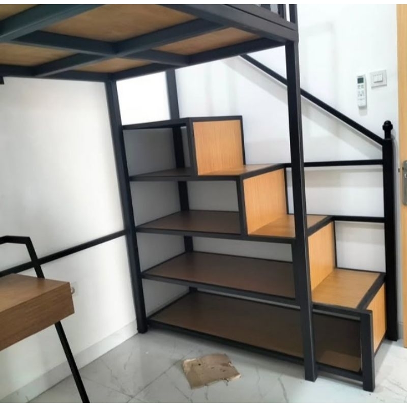 mezzanine bed besi ranjang