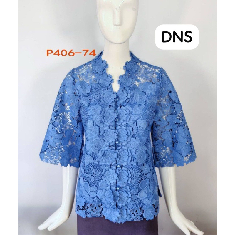 ATASAN BLOUSE BROKAT PINK BOUTIQUE CASUAL WEAR IMPORT MADE IN THAILAND BANGKOK PINK BUTIK