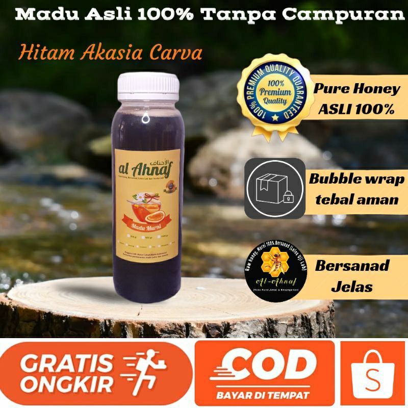 

Madu Asli 100% Tanpa Campuran - Madu Hitam Manis Nektar Akasia Carva