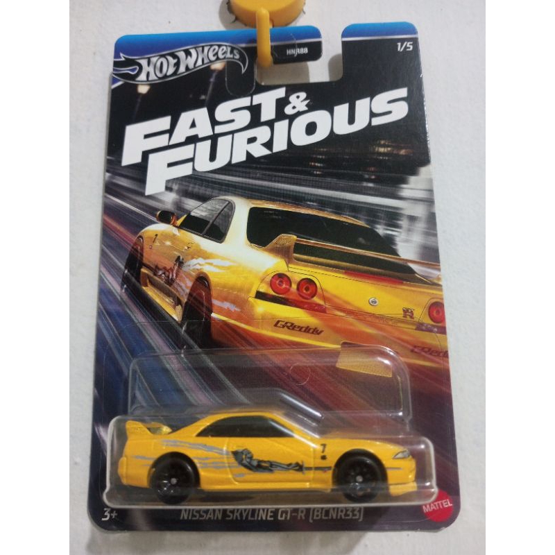 Hot Wheels Fast & Furious Nissan Skyline GTR [BCNR33]