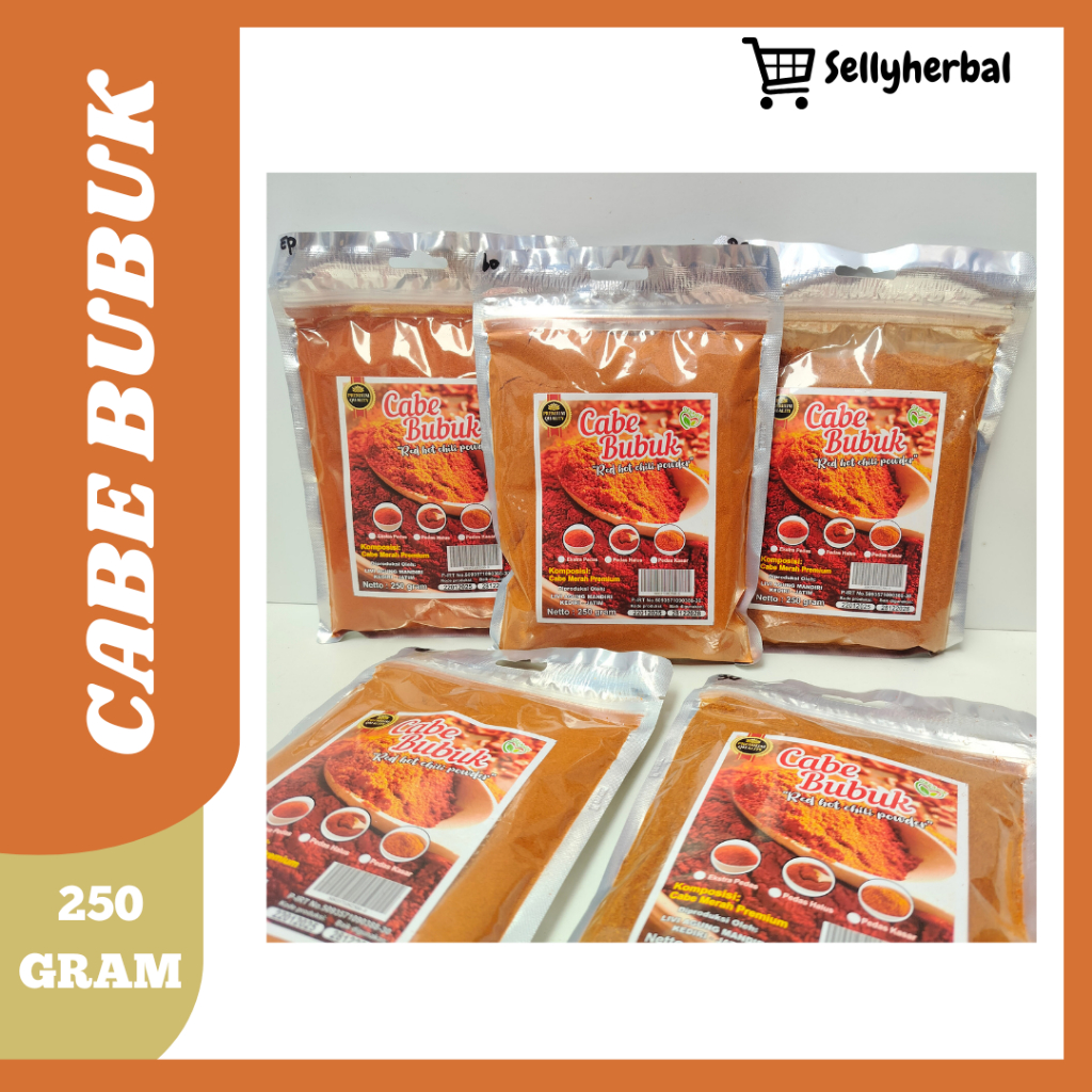 

BUBUK CABE HALUS - 100 GRAM | BUBUK CABE ASLI | CHILI POWDER