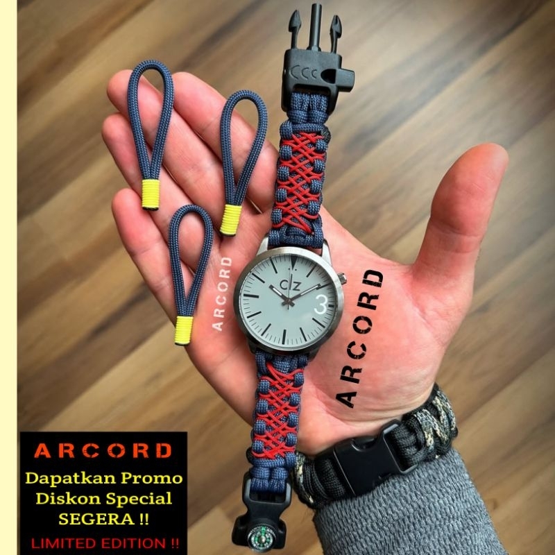 Tali Jam Tangan Paracord Universal / Tali Jam Tangan Paracord Custom / Strap Jam Tangan Paracord / T