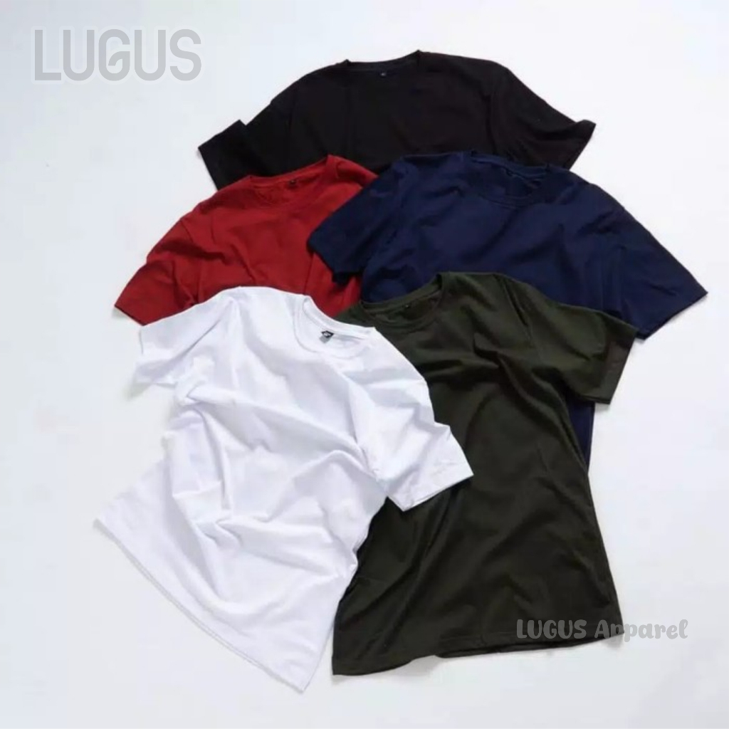 Kaos Polos Pria Cotton combed 24s