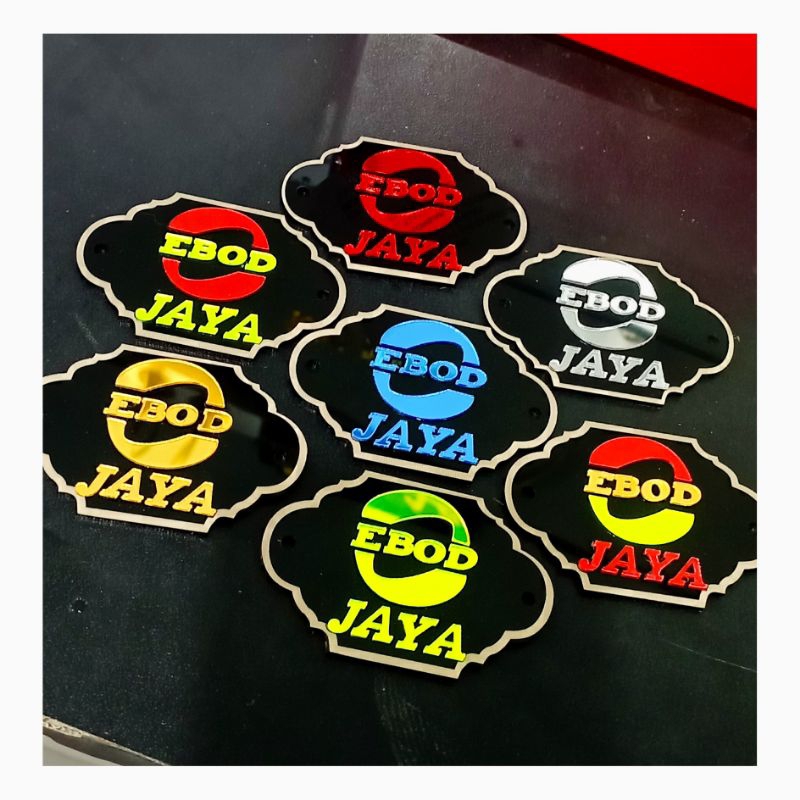 EMBLEM SANGKAR EBOD CUSTOM AKRILIK EMBLEM SANGKAR CUSTOM EMBLEM MURAH EMBLEM SANGKAR BURUNG