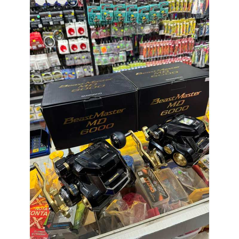 REEL SHIMANO BEAST MASTER MD 6000 GARANSI RESMI SHIMANO 1 TAHUN