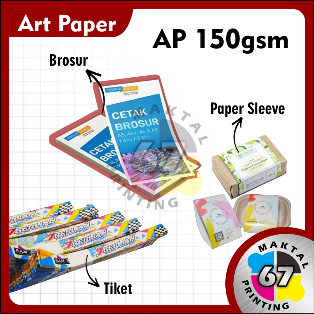 Cetak Bahan Artpaper 150gsm | Cetak Kertas Artpaper 150 gsm