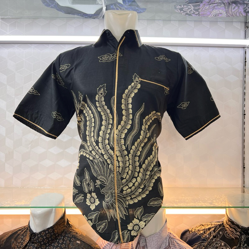 merak smock kemeja batik pria