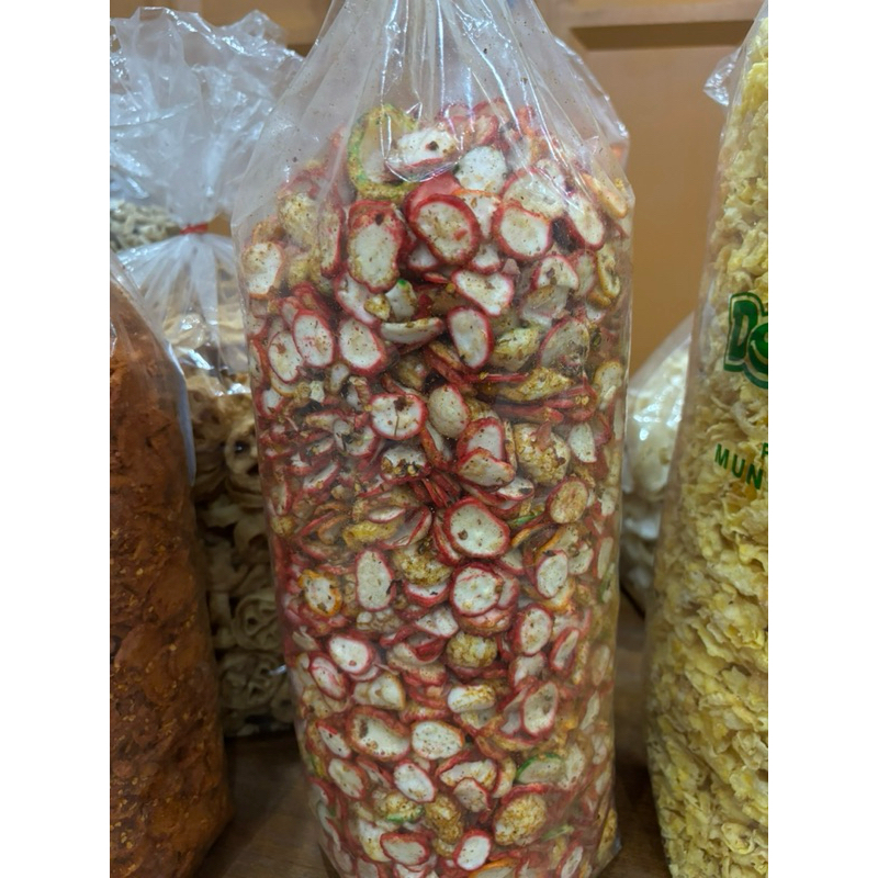 

krupuk seblak pedas 1kg an