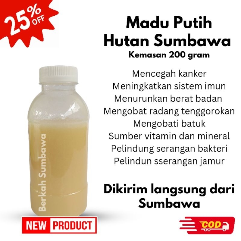 

LANGKA - Madu Putih Hutan Sumbawa 200 gram