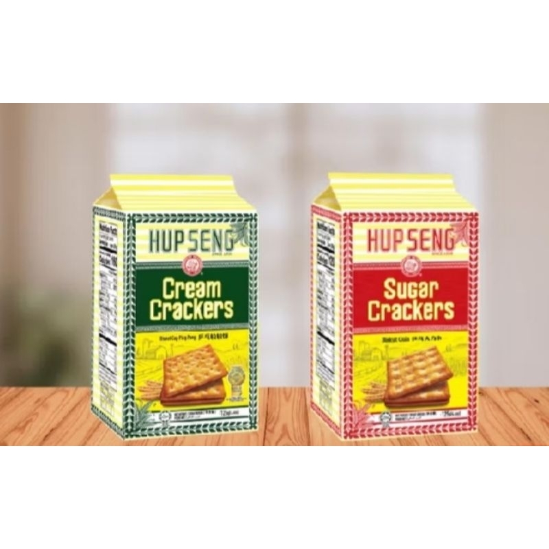

Hup Seng Cream Crackers & Sugar Crackers 125g