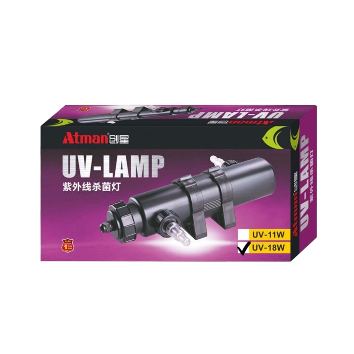 Jual UV Sterilizer Atman UV 18 Watt Aquarium Aquascape