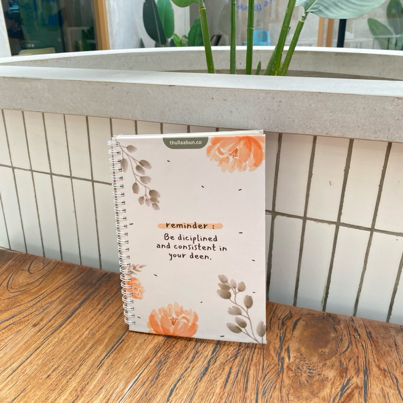 

Be Diciplined | Hardcover | Softcover | Custom Notebook Spiral | Muslim Gift | Hadiah Muslim