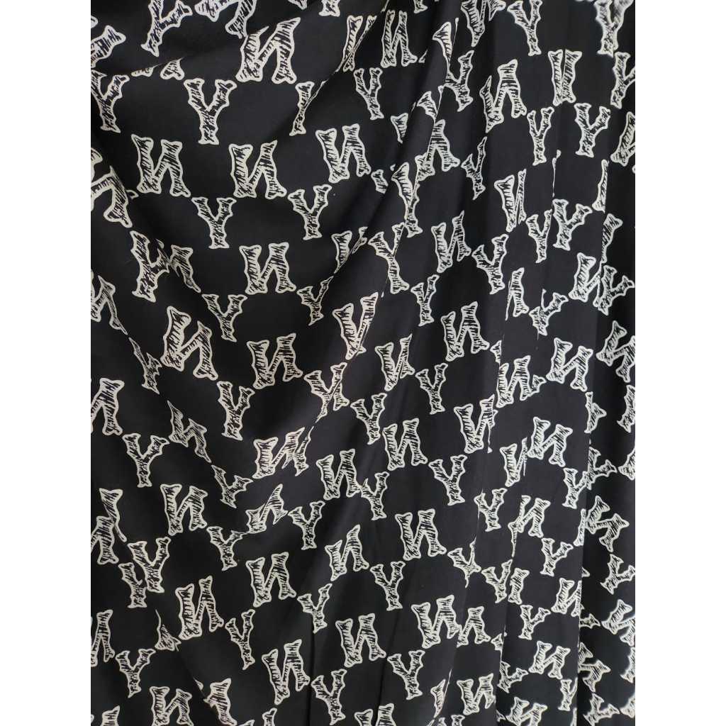kain katun rayon viscose motif gucci motif NY terbaru best seller