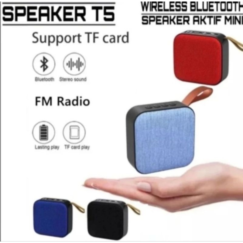 SPEAKER JBL T5 BLUETOOTH FULL BAS BERGARANSI WIRELES MUSIK BOX