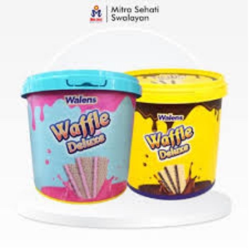 

NISSIN WALLENS WAFFLE DELUXE BISCUIT TOPLES RASA CHOCOLATE | STRAWBERY NETTO 300 GR