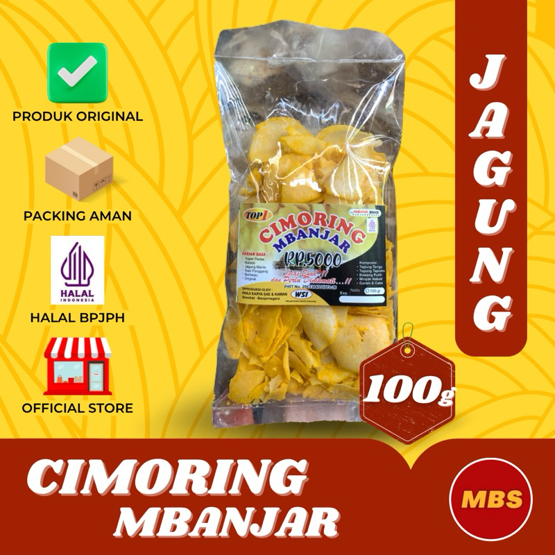 

CIMORING MBANJAR JAGUNG MANIS GURIH RENYAH 100g - MUBAROK SNACK