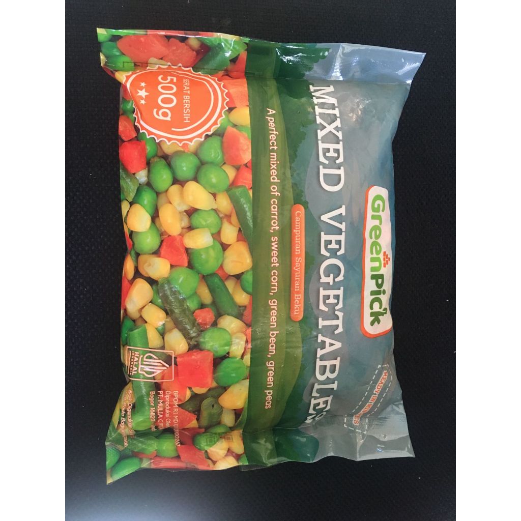 

Mix Vegetable Green Pick 500 gr