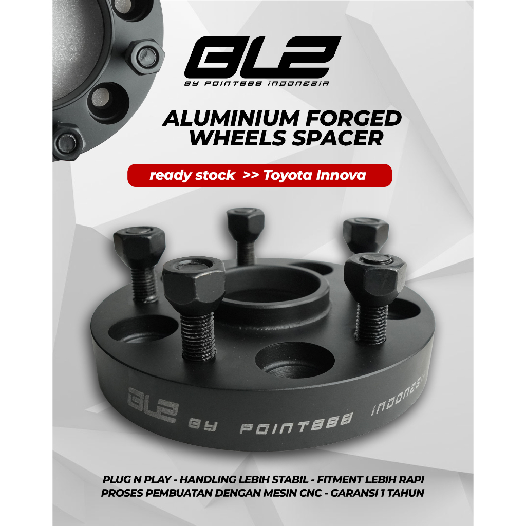 BLZ Adapter Spacer wheel Velg dengan NOK untuk mobil Innova
