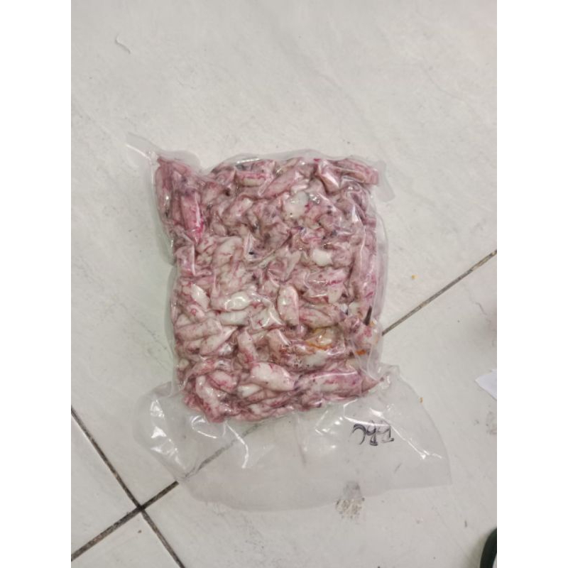 

Cumi asin rebus 100gram