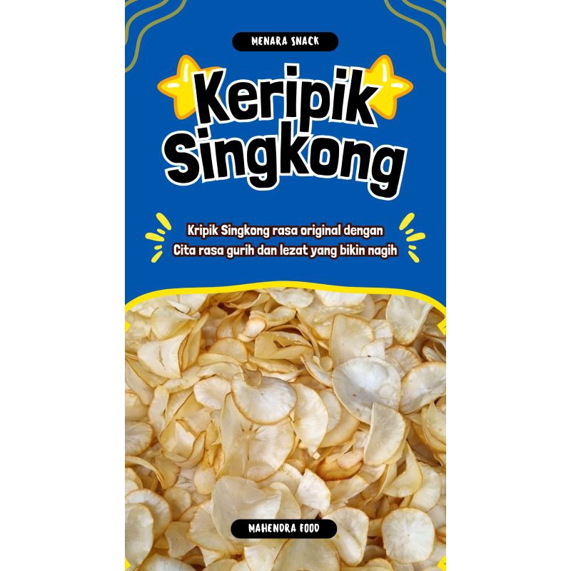 

Kripik Singkong Original / Asin Premium 1kg