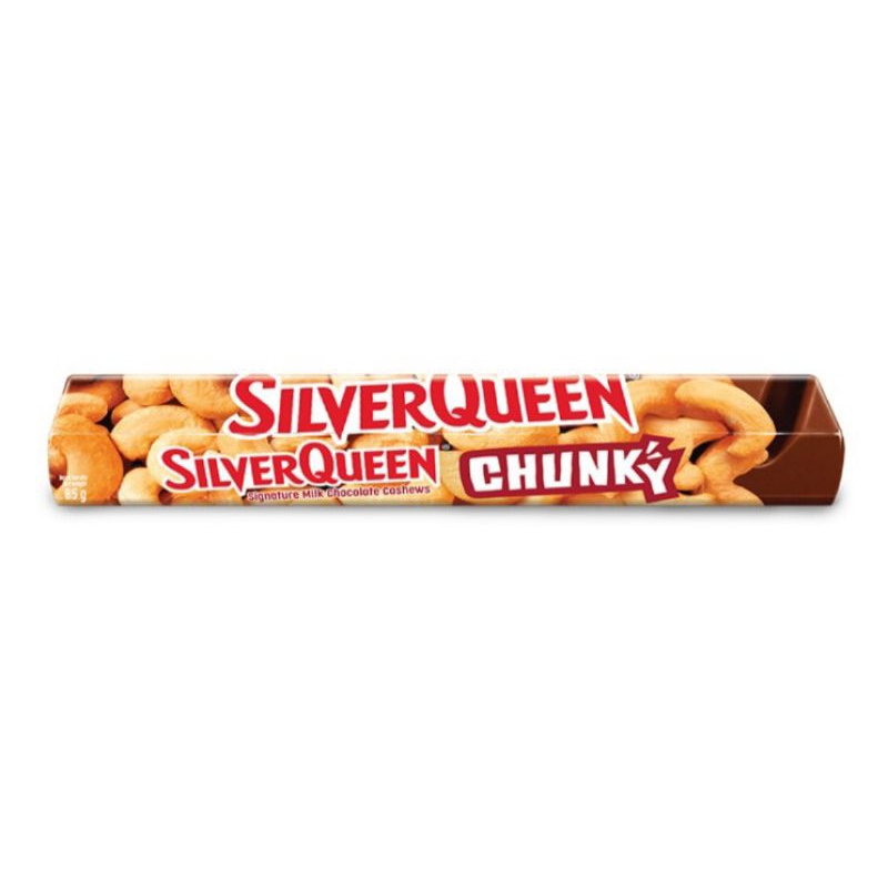 

SilverQueen Chunky Bar Cokelat Cashew 85 g - only sameday dan instan