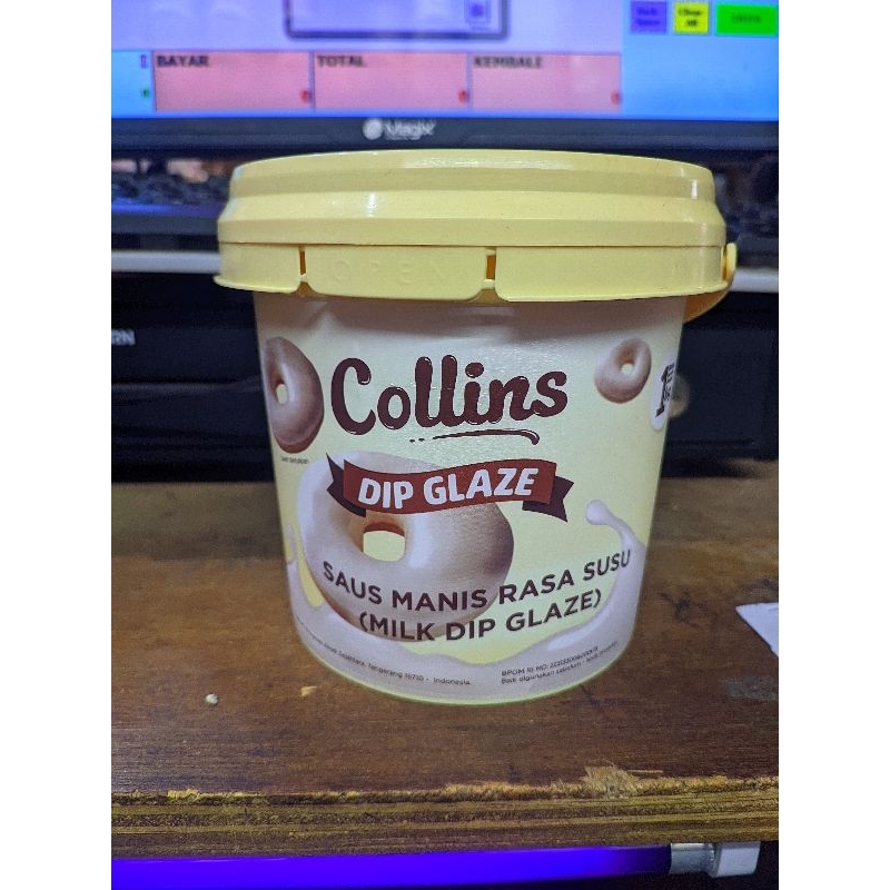 

DIP GLAZE COLLINS SUSU topping donat 1KG