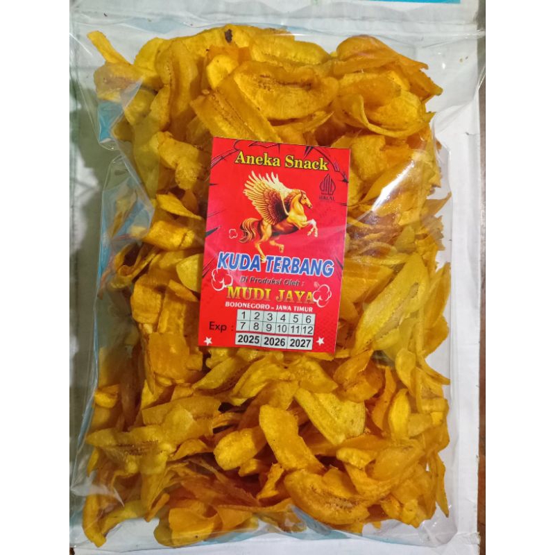 

kripik pisang kepok 500gram manis dan gurih