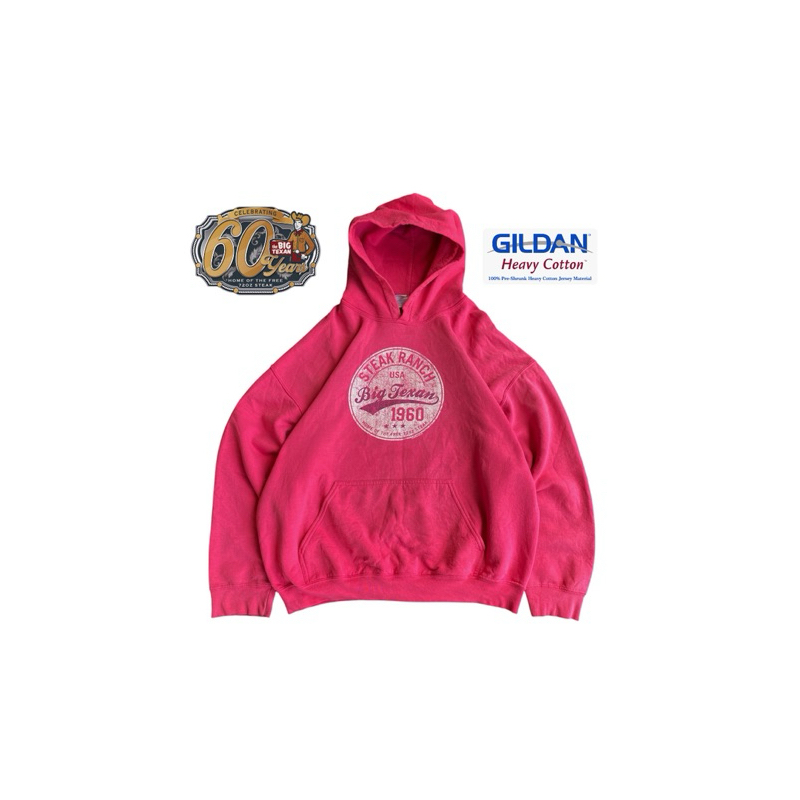 hoodie streak ranch USA big texan 1960 home of the free 72 oz streak gildan heavy blend boxy