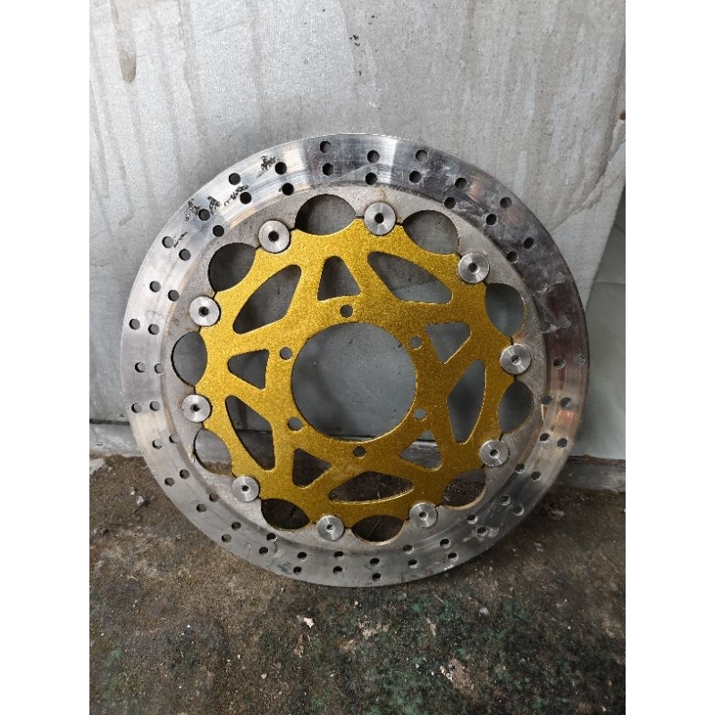 piringan cakram floating PSM uk 32 lubang 6 tromol yamaha scorpio bekas pakai