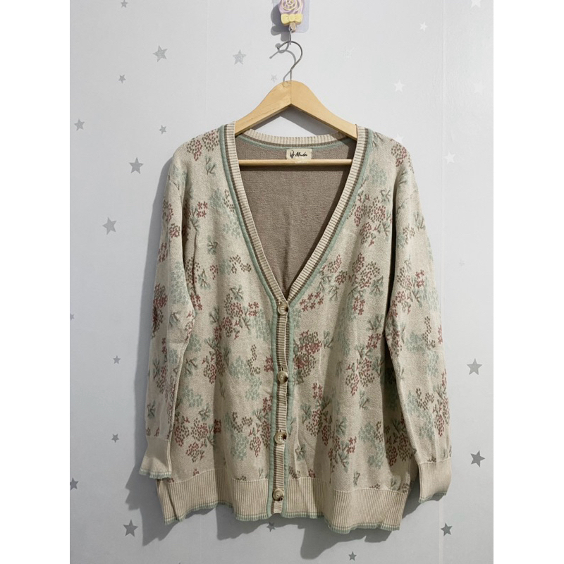 Preloved Flower cardigan by Muda Official sz L/XL (No Return)