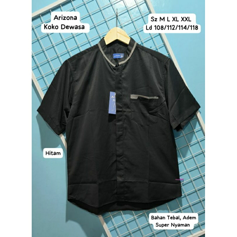 Baju Koko Pria Dewasa Original Brand Arizona