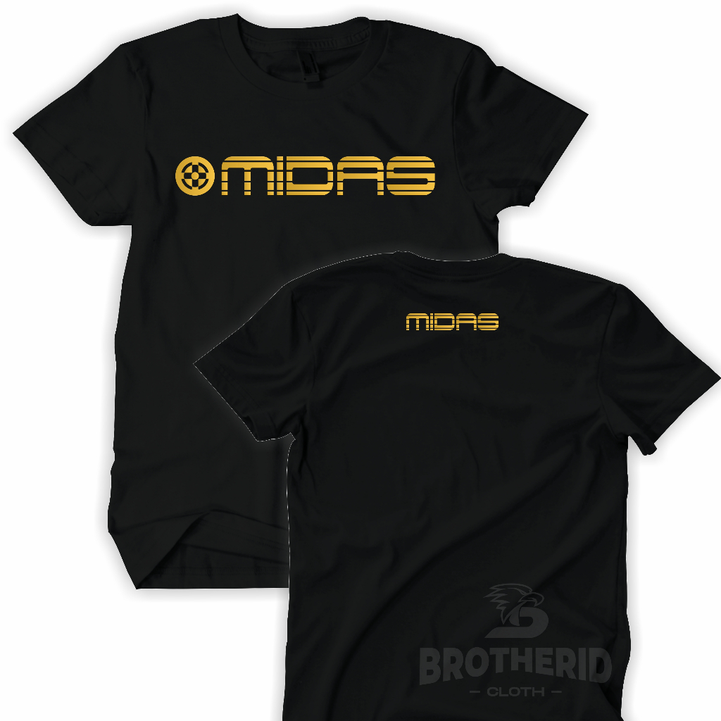 Kaos Midas Profesional Audio Mixer Baju Operator Sound System Original