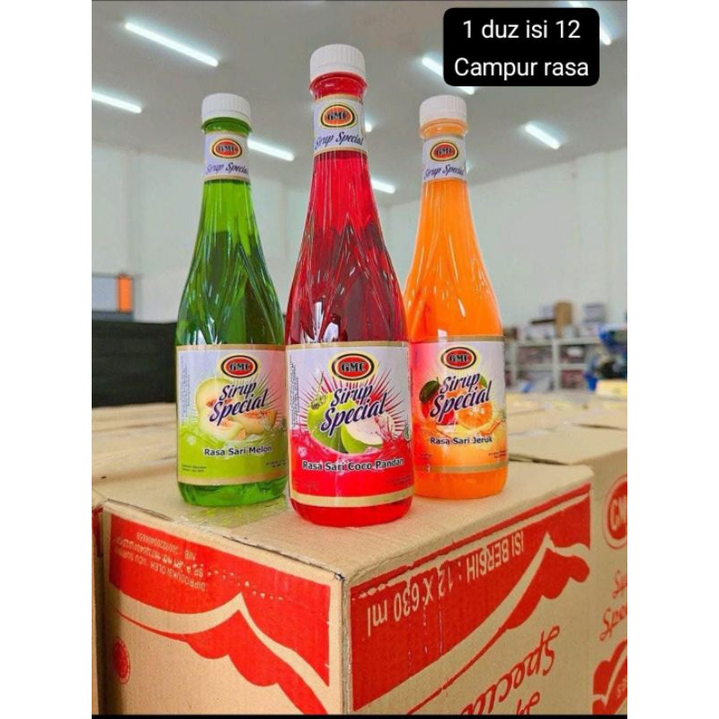 

GMC Sirup Special Rasa Sari Melon coco pandan dan jeruk