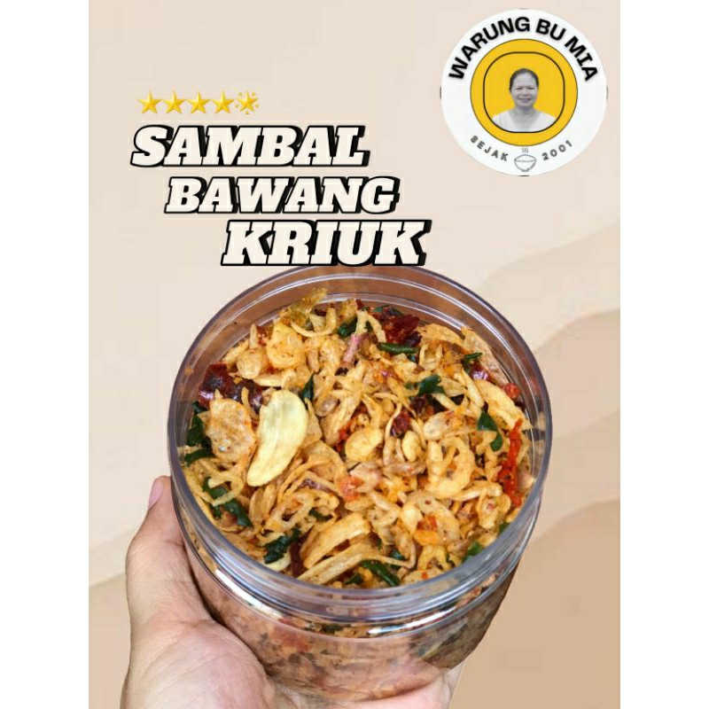 

Sambal Bawang Kriuk by Bu Mia/bawang goreng pedas
