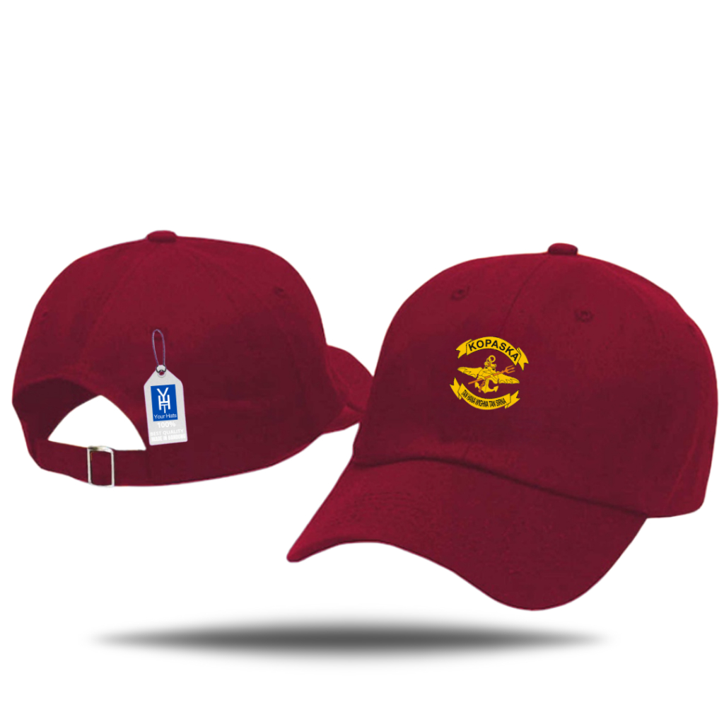 Topi Caps Baseball Logo Kopaska / Topi Baseball Snapback Keren Lambang Kopaska